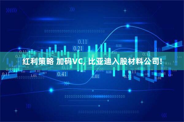 红利策略 加码VC, 比亚迪入股材料公司!